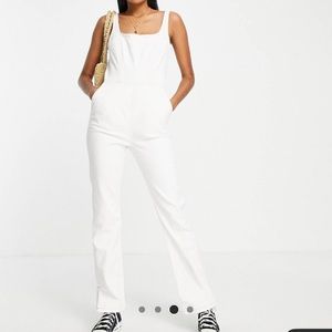 ASOS Denim Fitted Jumpsuit